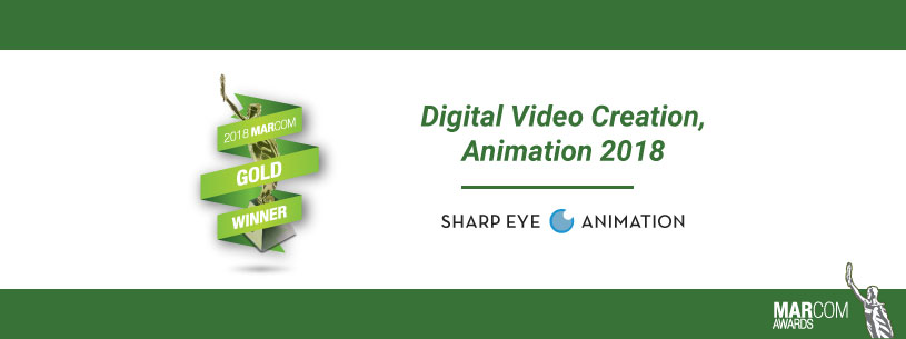 Sharp Eye Animation Wins Gold at 2018 MarCom Awards